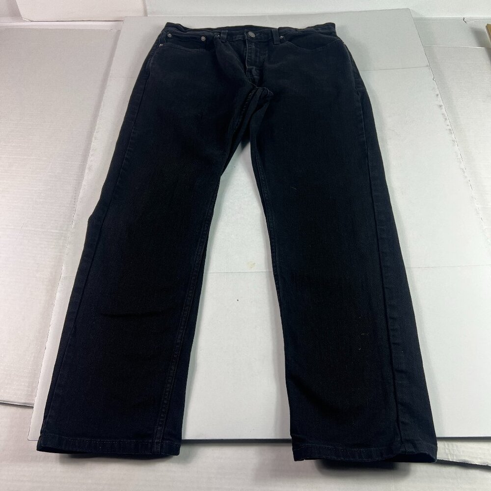 Levi's Jeans Men 33x29* 559 Relaxed Straight Black Faded Stretch Denim Tag 32x30